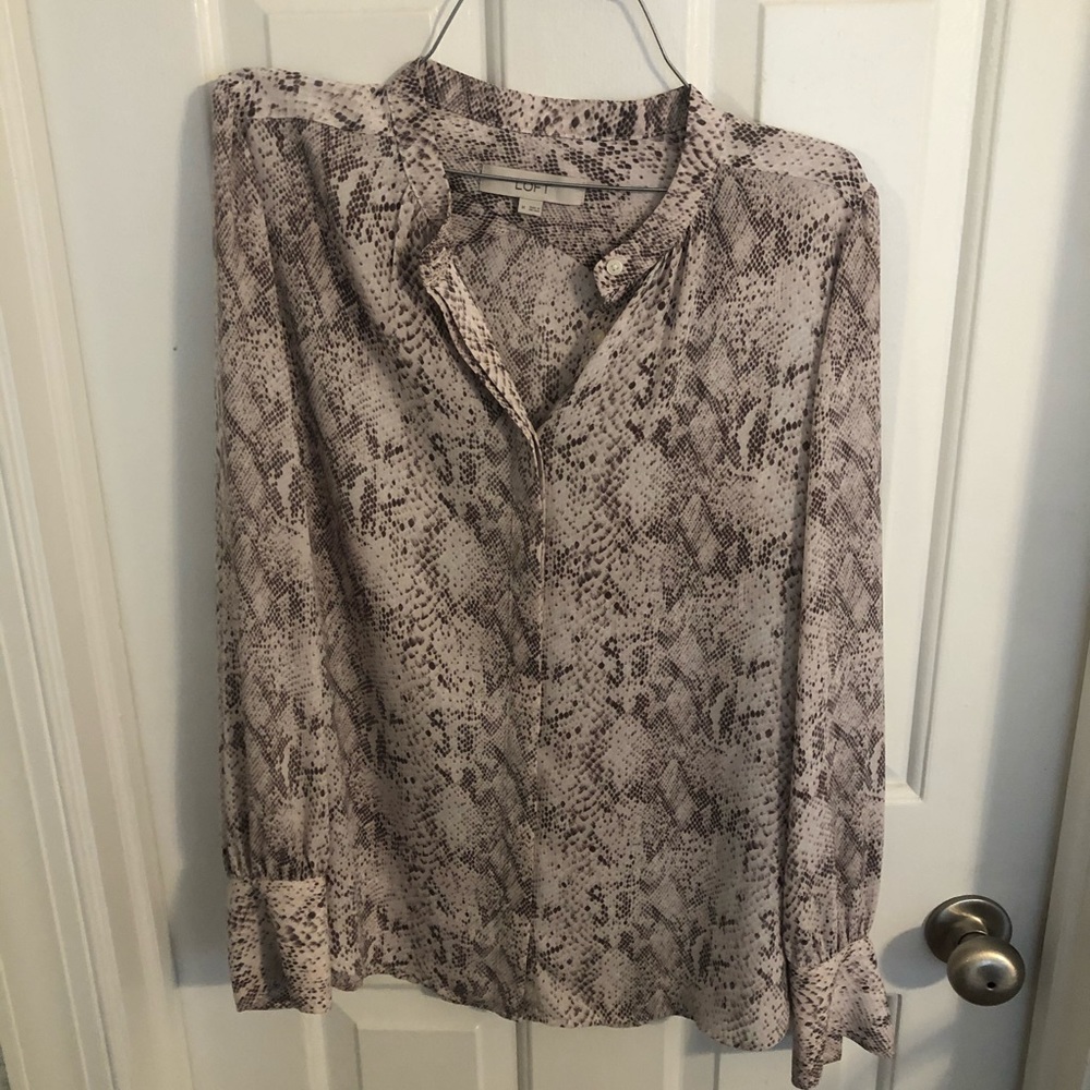 Long sleeve blouse